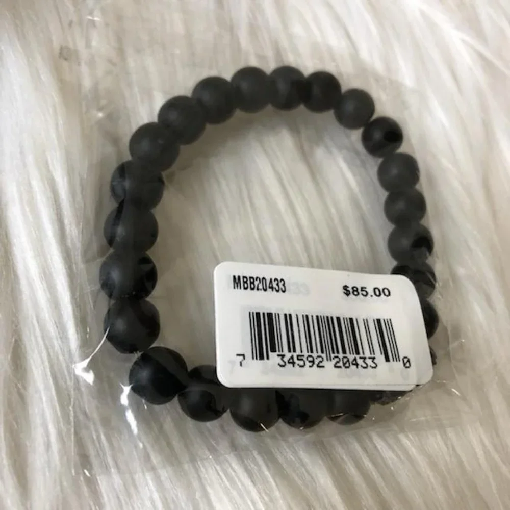 Evil Eye Beaded Stretch Bracelet